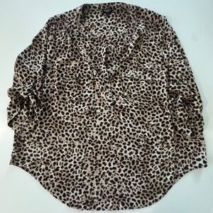 Torrid Harper Blouse Leopard Print sz1